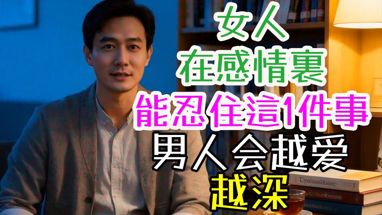 女人在感情裏，能忍住這1件事，男人會越愛越深。#女人 #感情 #忍住 #男人 #愛 #問 #確認 #安全感 #沉默 #空間 #智慧 #親密 #焦慮 #情緒 #行為 #信任 #自由 #肯定 #自我 #