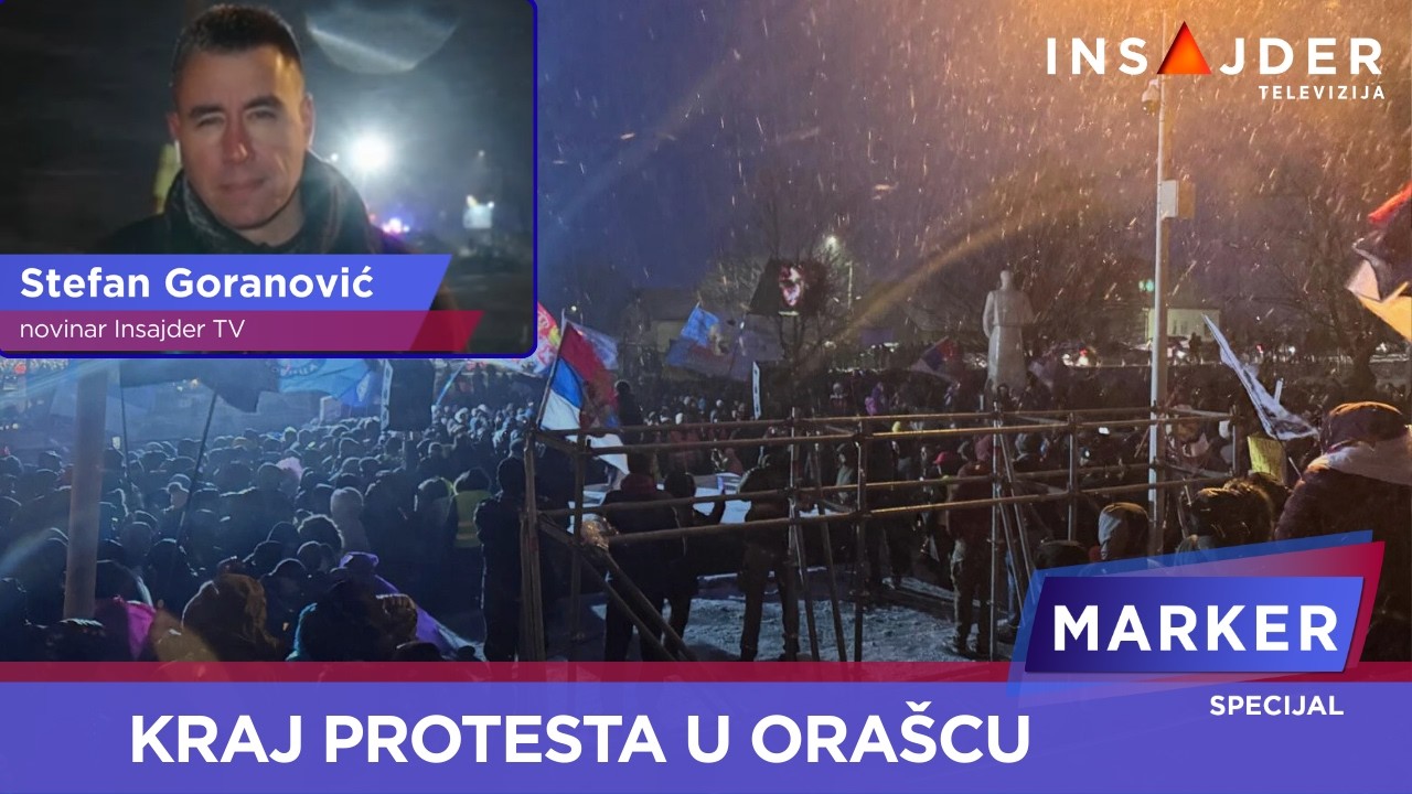 Završen skup u Orašcu, studenti poručili: Skup je gotov ali ne i borba za pravnu državu