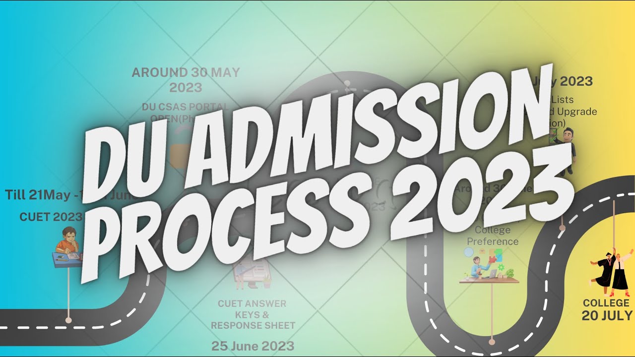 DU admission process 2023||All Details Covered.