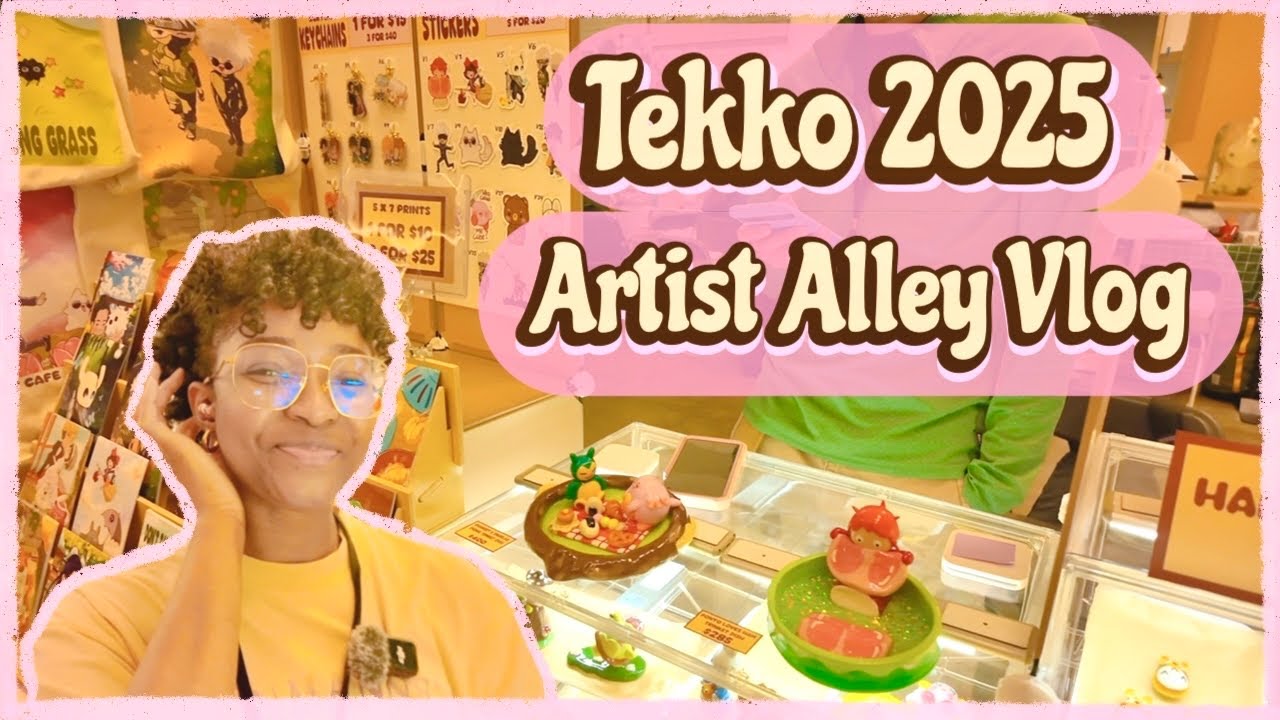 Tekko 2025 Artist Alley Vlog | This lighting is not it 😪