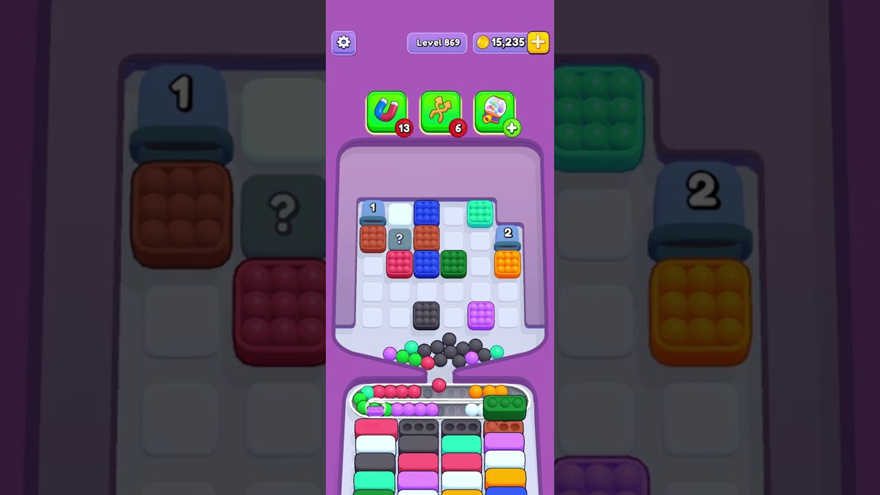 Level 869 Marble Sort | Easy Walkthrough + Solution 869