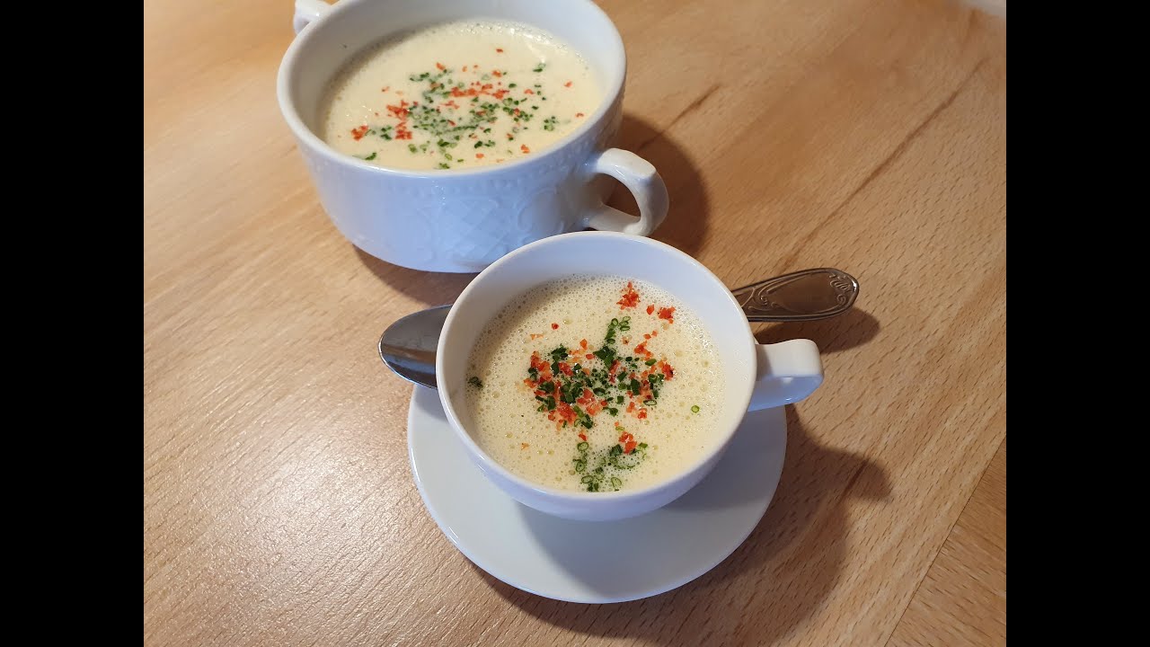 Meerrettichsuppe mit weißem Balsamico