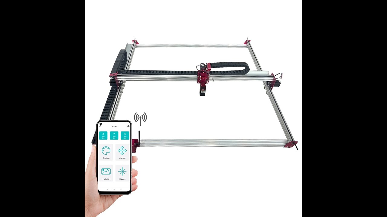 LUNYEE Cloud L10 Laser & CNC router 2 in 1 engraving machine-Assembly Instructions, Air assist laser