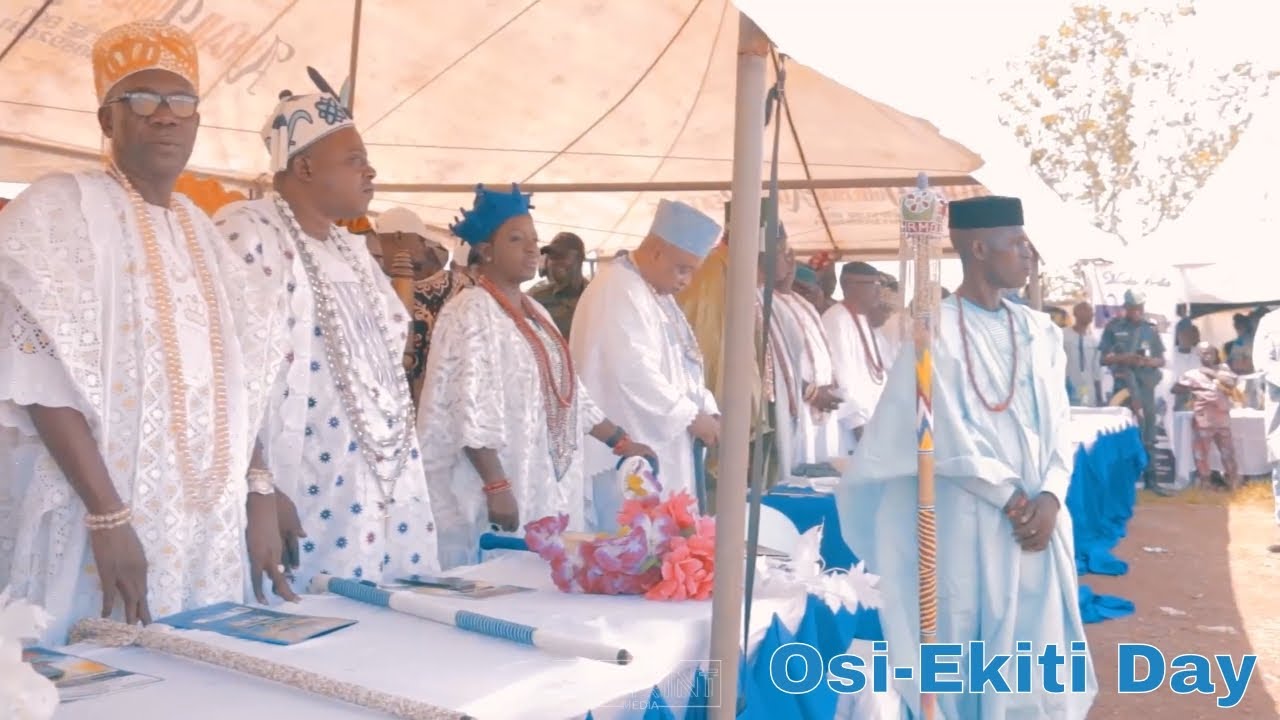High-Profile reception being given to the Regent of Osi Ekiti as Dignitaries grace Osi-Ekiti Day