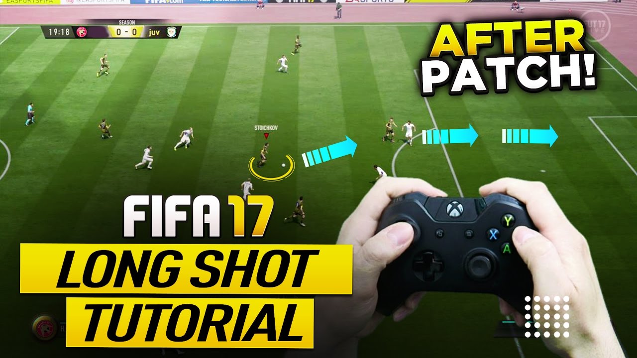 FIFA 17 AFTER PATCH MOST OVERPOWERED LONG SHOT TECHNIQUE TUTORIAL - HOW TO TAKE UNSAVEABLE SHOTS