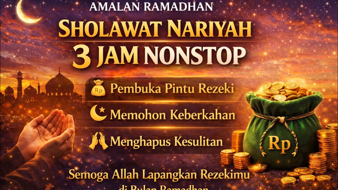 Sholawat Nariyah Pembuka Rezeki dan menghapus kesulitan 