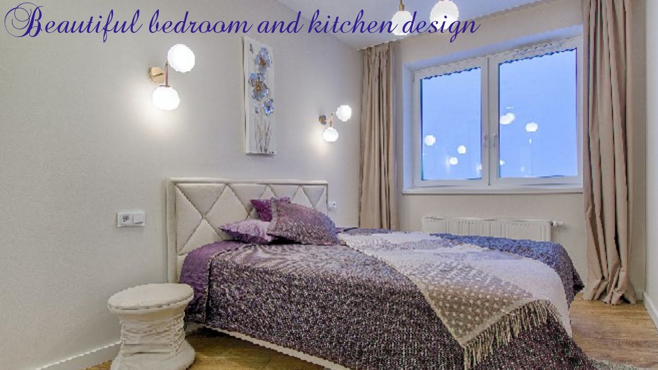 Beautiful bedroom and kitchen design