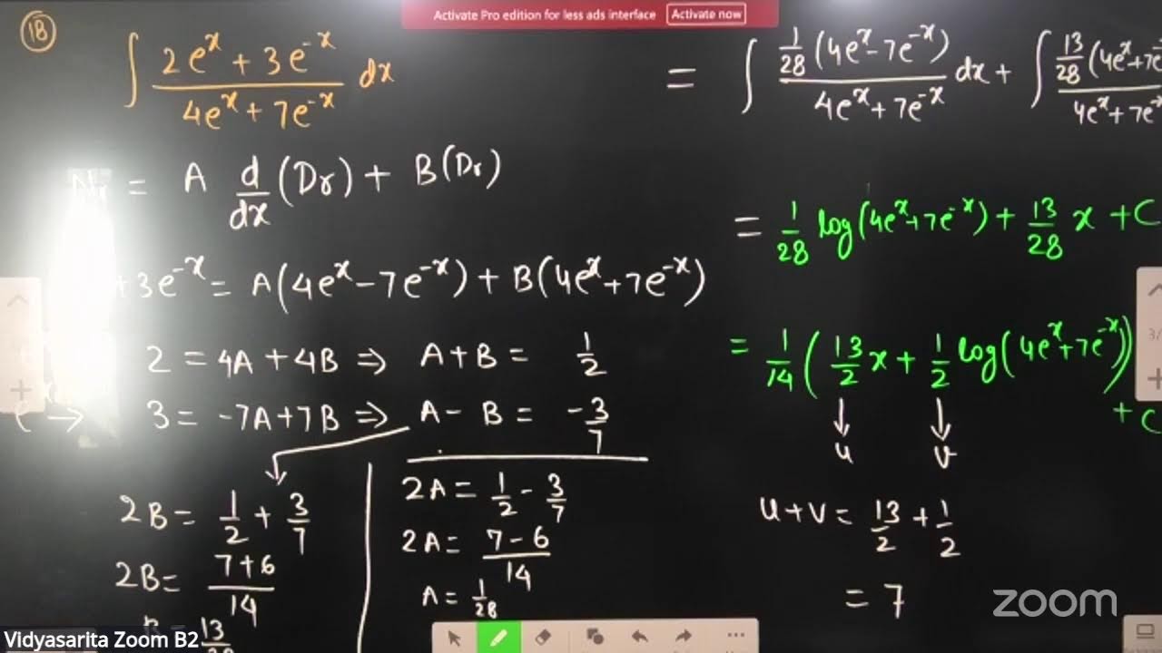 Integration L-04 | 12-03-2026 |  Dharmendra Sir | Math's 11th B3 JEE | VSA