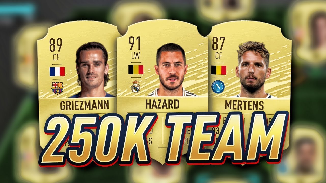 BEST POSSIBLE 250K WEEKEND LEAGUE TEAM (250K SQUAD BUILDER) - FIFA 20 Ultimate Team