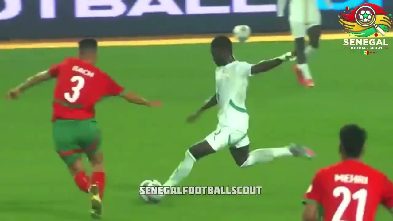 Le match de Moussa Cisse (16 ans)  VS Maroc