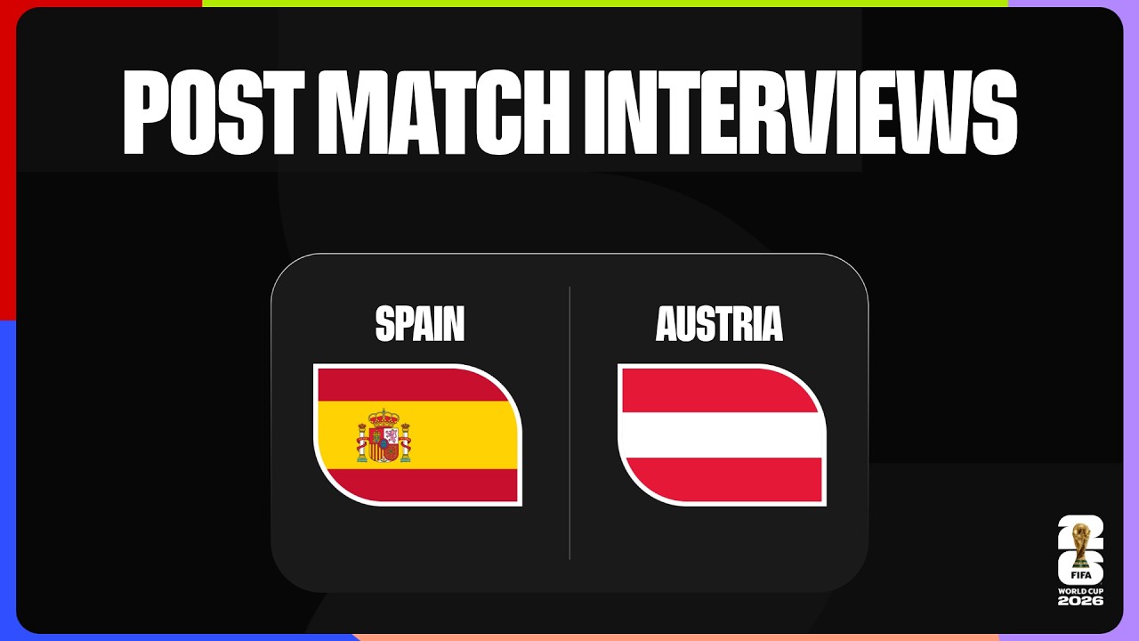 Post-Match Player Interviews | Spain 3-0 Austria