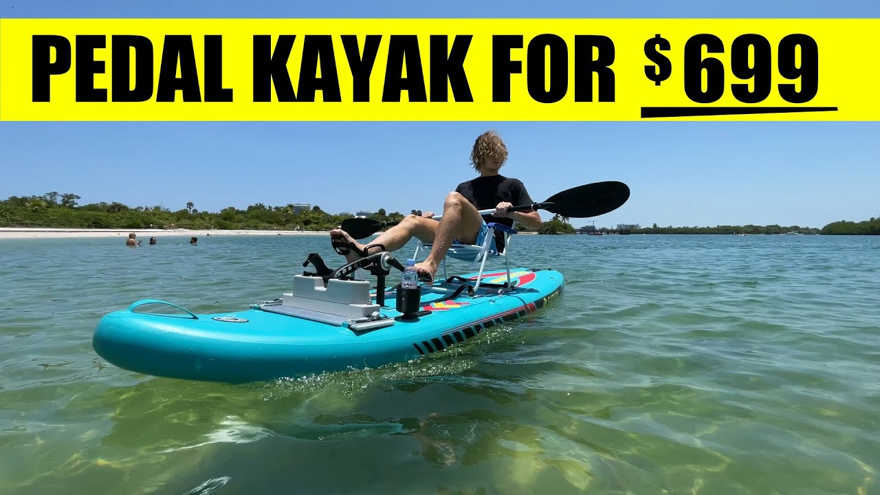 Assembly and Review of Inflatable Pedal Kayak PSUP325 from BoatsToGo.com | Affordable Pedal Kayak.