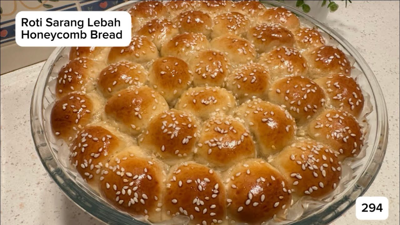 Resep Roti Sarang Lebah /Khaliat Nahl Khas Timur Tengah (Middle Eastern Honeycomb Sweet Bread)-# 294