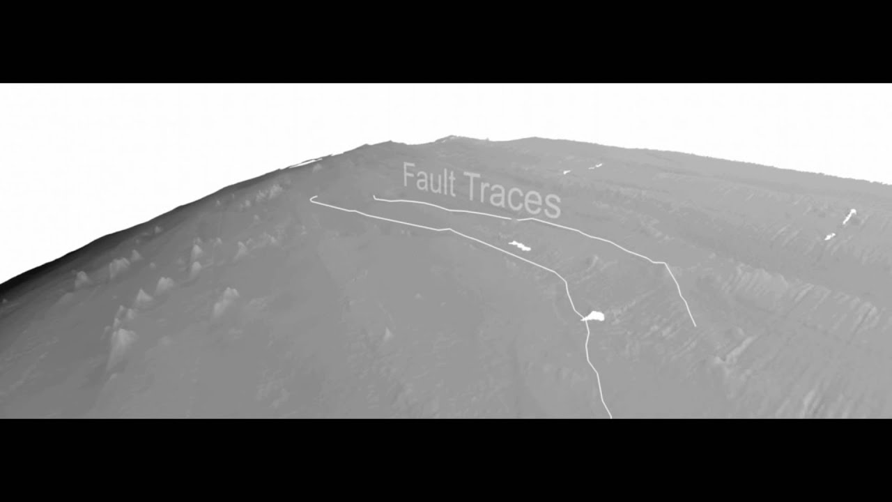 Methane gas flares on the seabed