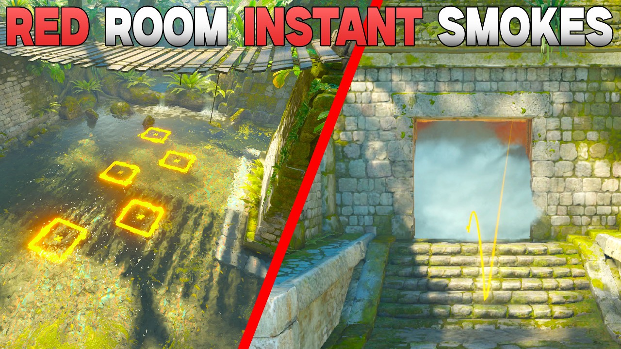 ALL Ancient Red Room Smokes | Instant/Spawn Smokes | CS2