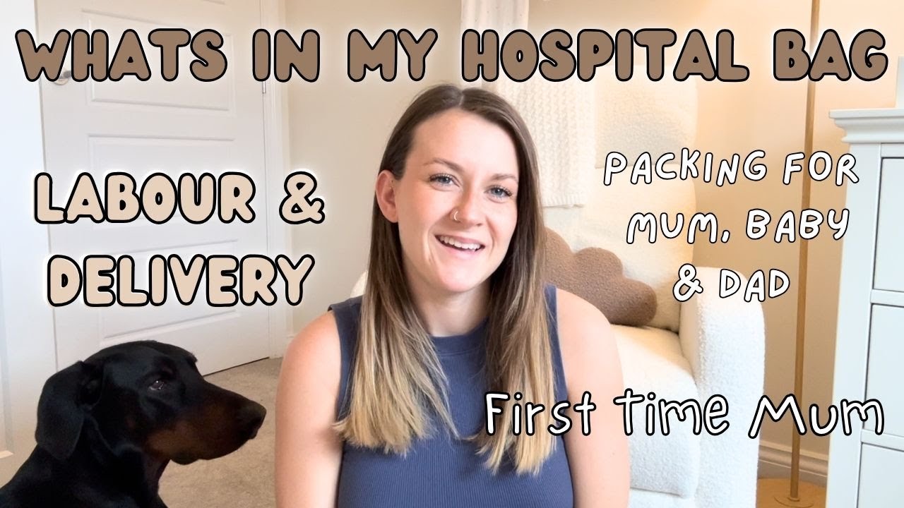 WHAT'S IN MY HOSPITAL BAG🤰 Labour & Delivery ✨ Packing For Mum, Baby & Dad - First Time Mum