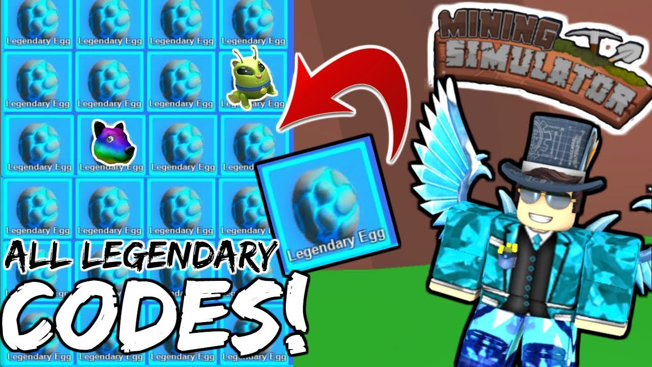 EVERY LEGENDARY CODES in Mining Simulator!
