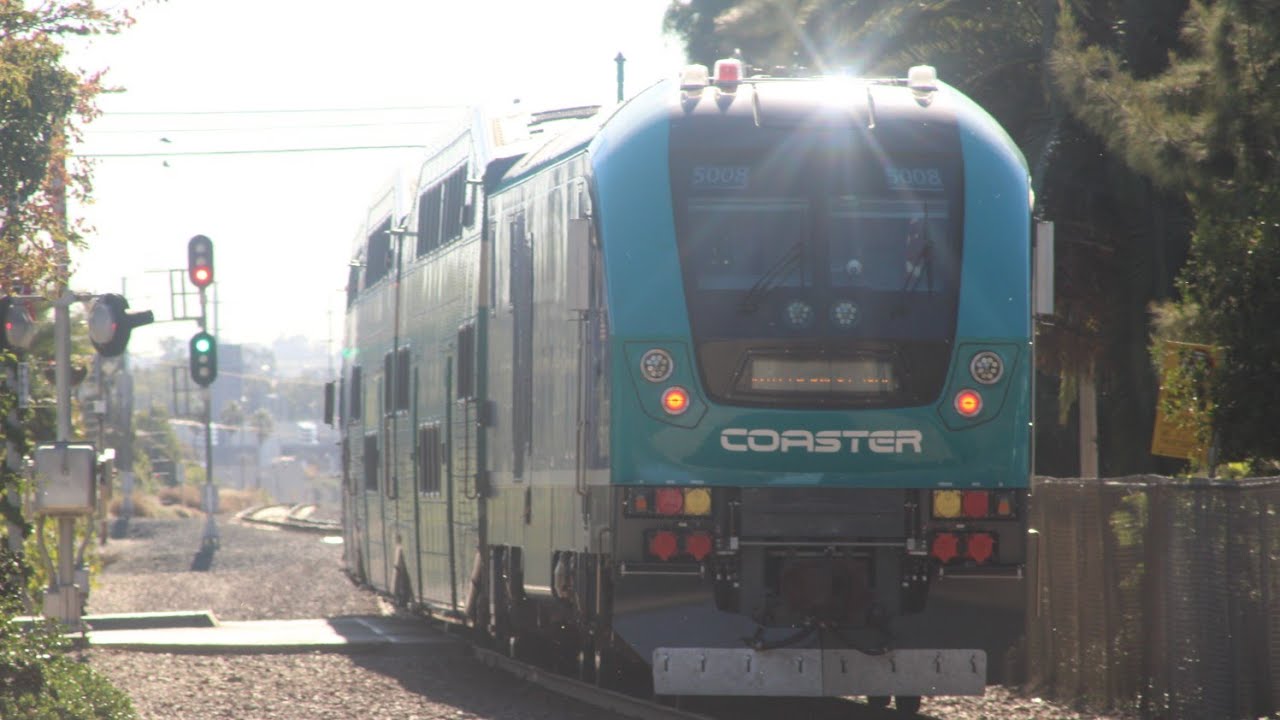 Railfanning Carlsbad & Tustin, CA Ft: 90 mph Amtraks, & More! [1K SUBS SPECIAL!!!]