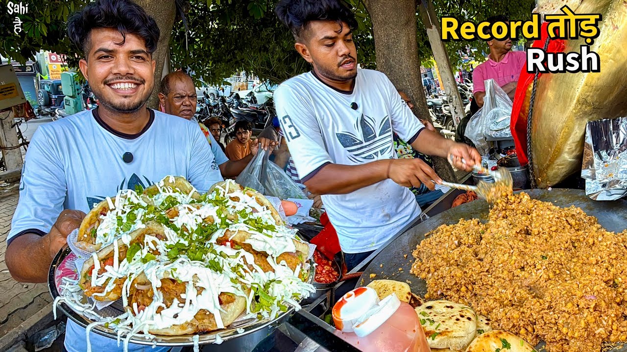 23 ki Age में Punjab ka Street Food King 😍 Puran ji Pizza Chole Kulche | Street Food India