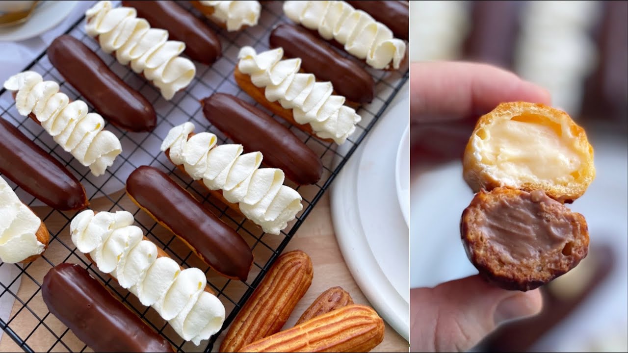 ECLAIR✨ Ekler fánk főzött krémmel - BebePiskóta