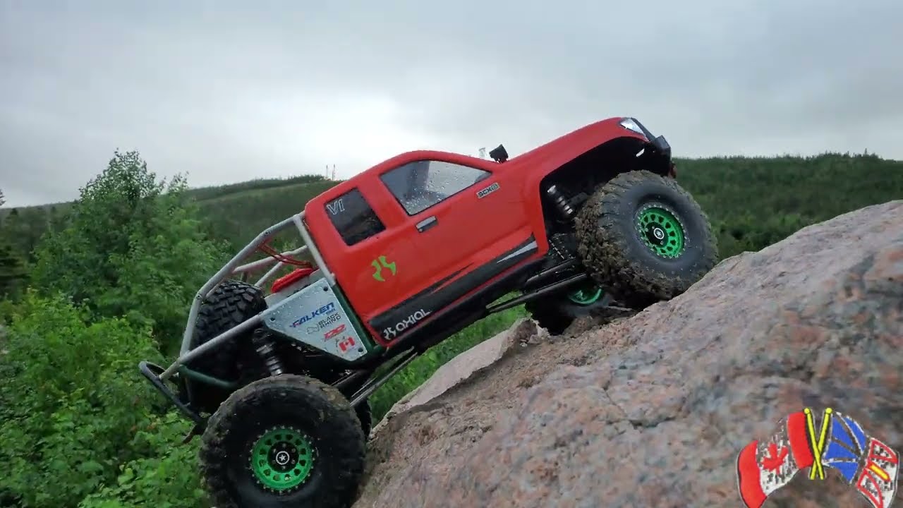 Scx6 HONCHO Axial Racing .. River Road adventure .. Modded FALKEN Tires are AWESOME.. #rcelf