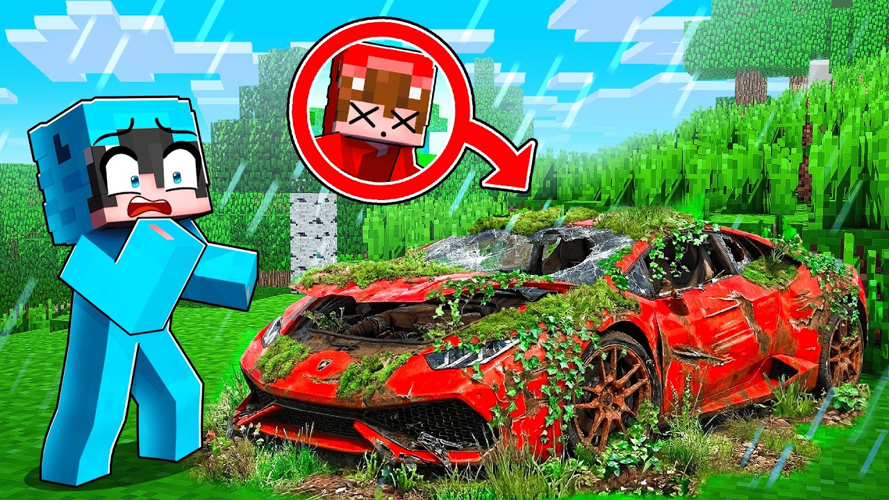 Я НАХОЖУ ЗАБРОШЕННУЮ ТАЧКУ Друга в MINECRAFT...