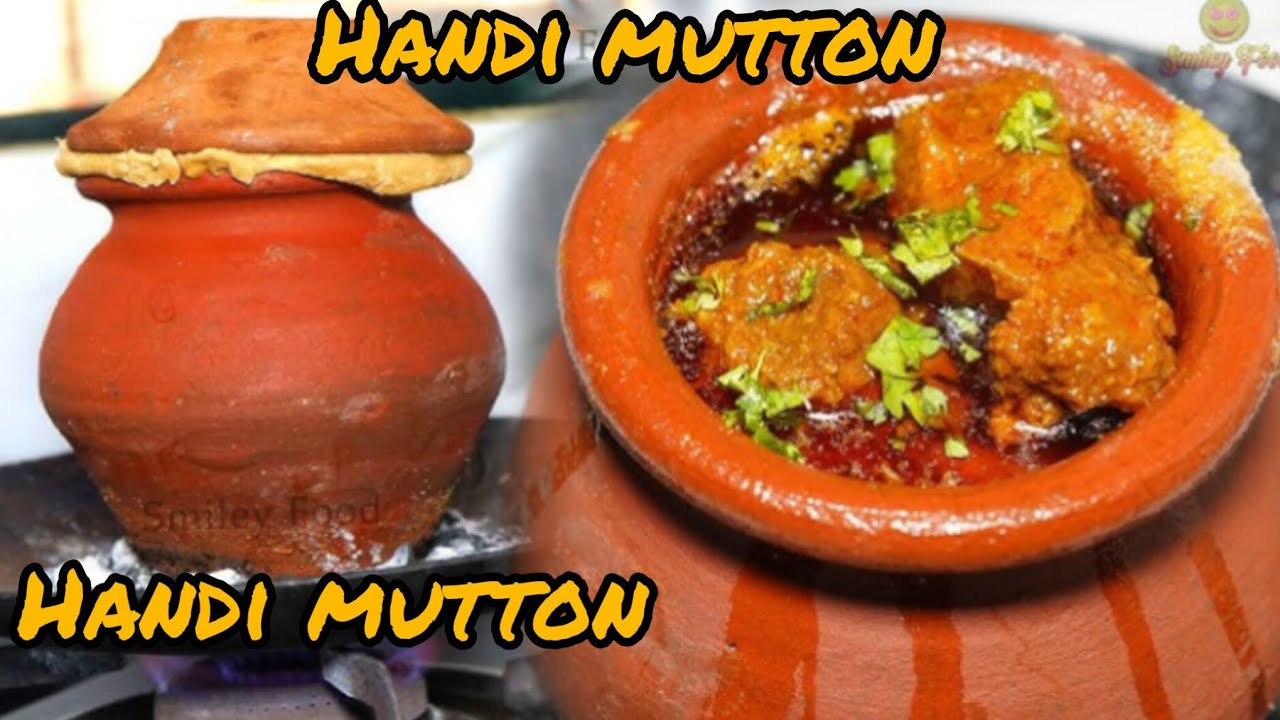 Handi mutton with litti 