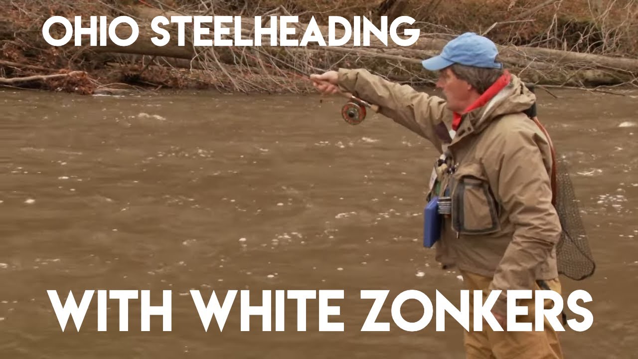 Ohio Steelhead Fishing with White Zonkers