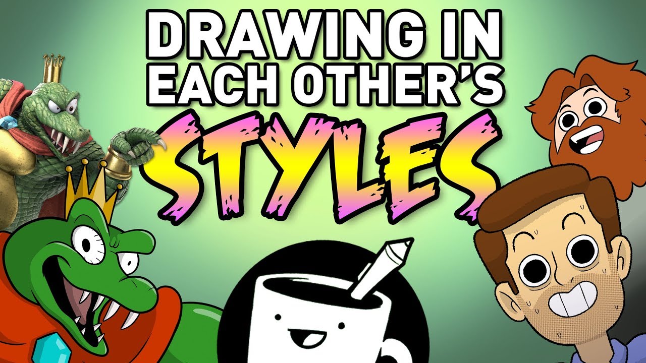 We Draw Nintendo Characters in Each Other's Styles (PART 2)
