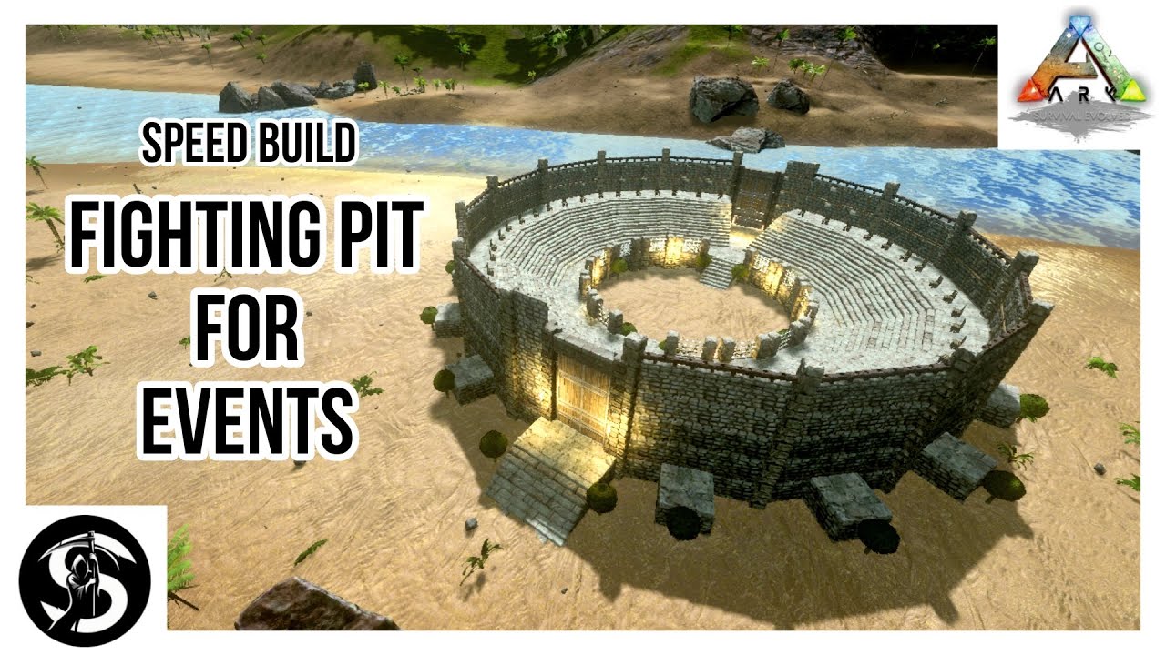 Fighting Pit For Event | ARK Mobile | Speed Build | Ark builds | EP05 | ARK: Survival Evolved Mobile