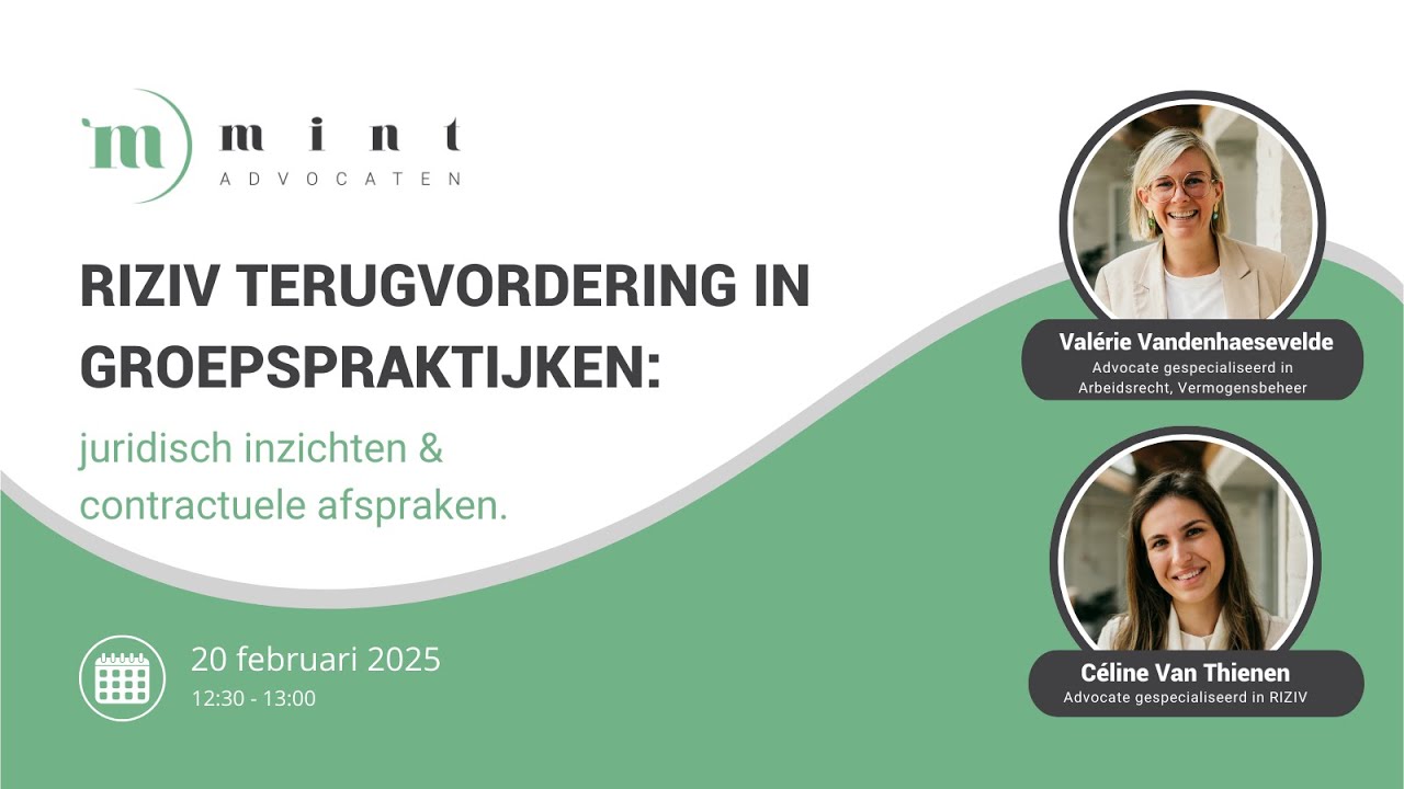 RIZIV terugvordering in groepspraktijken: juridische inzichten & contractuele afspraken