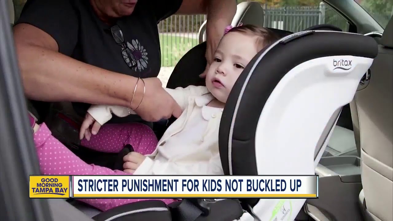 Stricter punishment for kids not buckled up