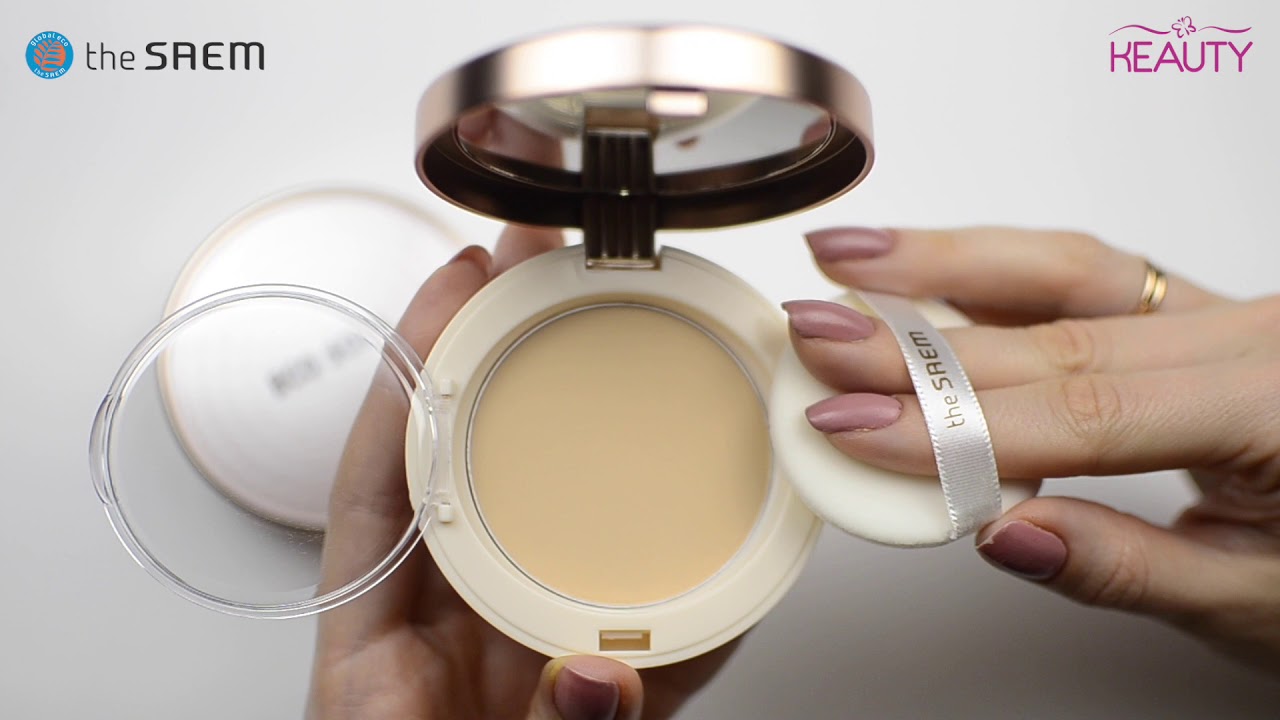 Компактная пудра-санскрин The Saem Eco Soul UV Sun Pact SPF50+ PA++++
