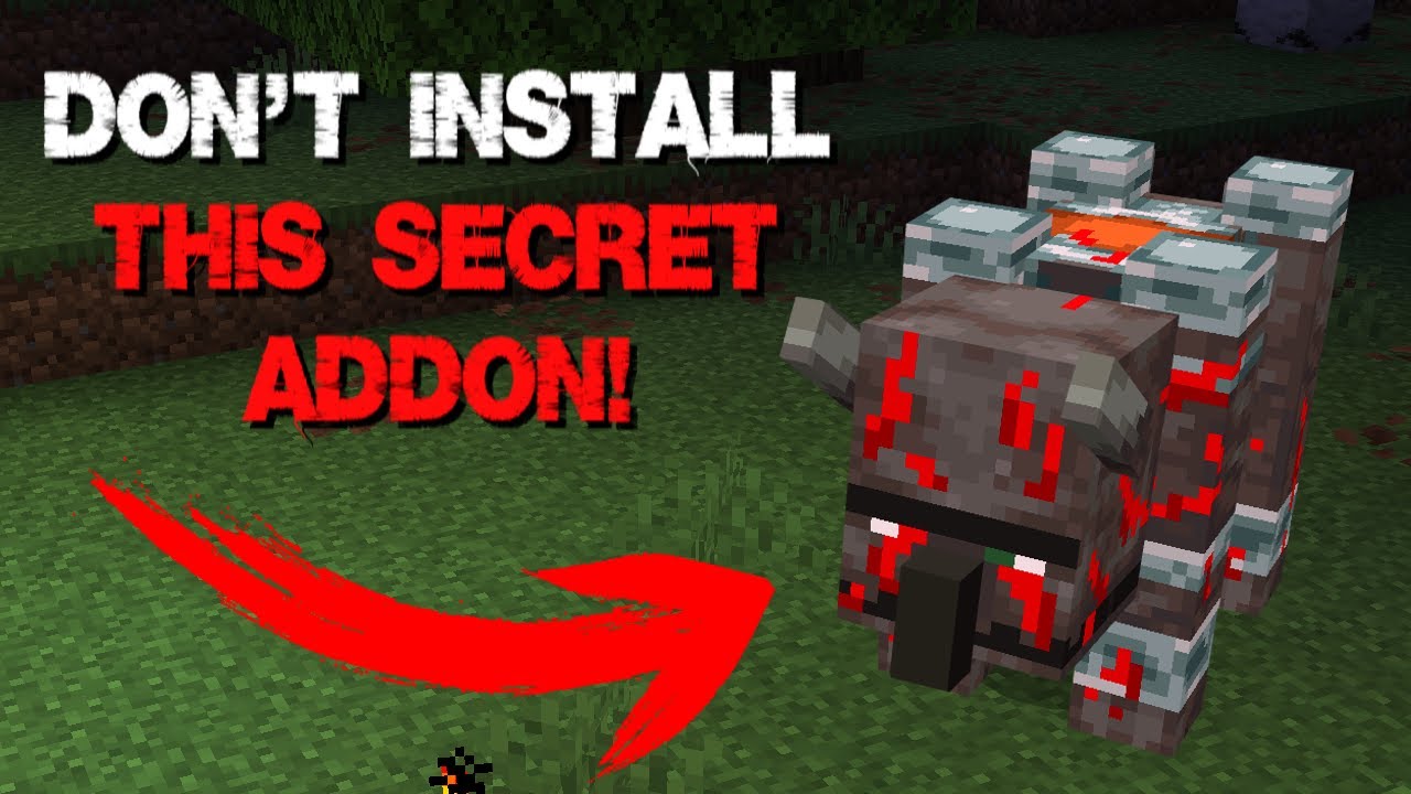 I Installed a Secret Addon and This Cursed Mob Appeared! Minecraft Creepypasta Bedrock