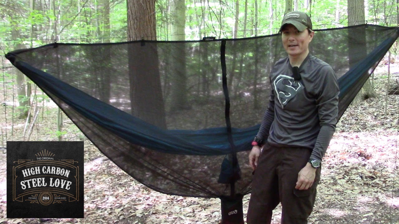 My ENO Guardian Bug Net Setup and a Warm, Beautiful Day in the Forest - HighCarbonSteel Love