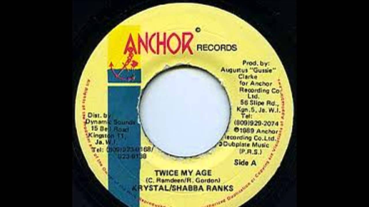 Instrumental/version Twice My Age Riddim [Anchor - 1988/1989] Dancehall Reggae Riddim Classic