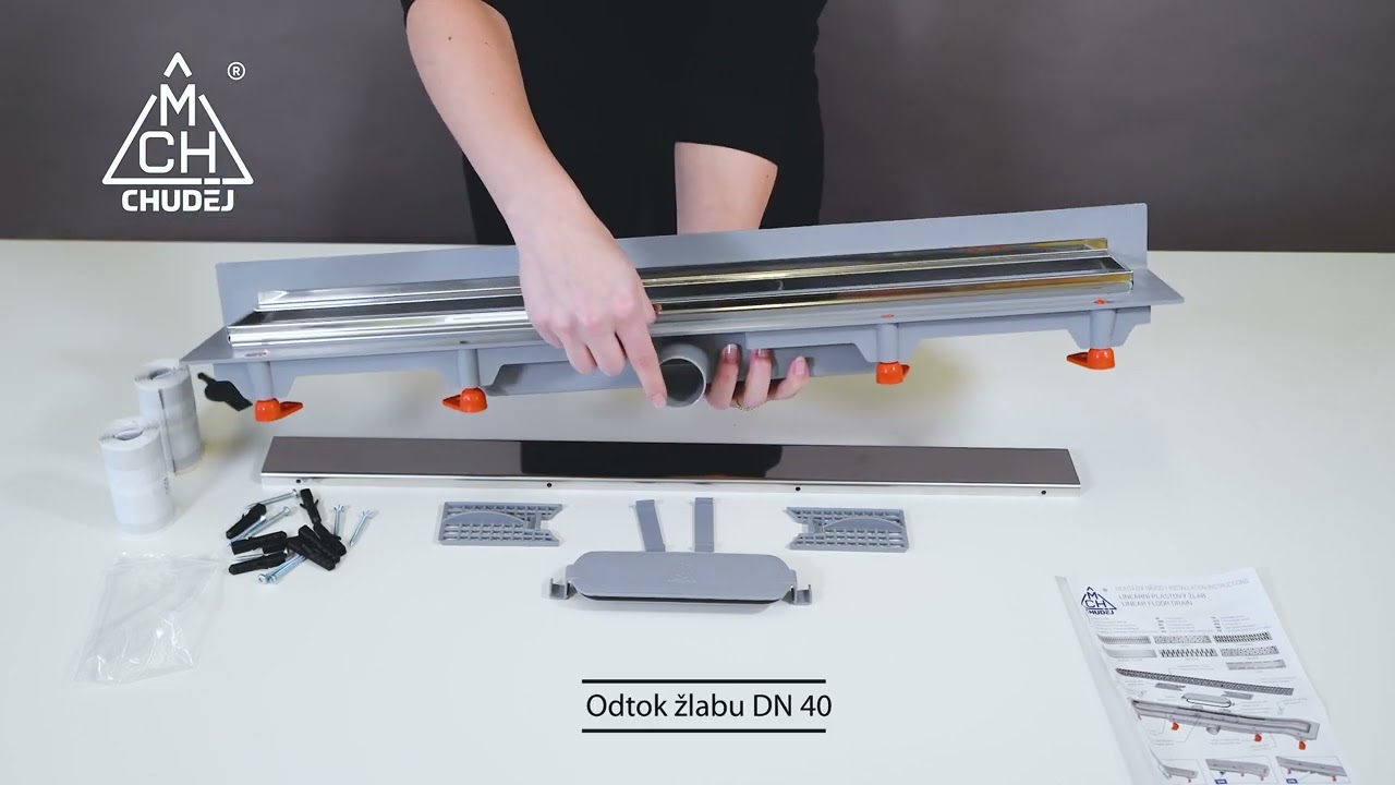 Unboxing - Chuděj Linearní žlab ke stěně CZ