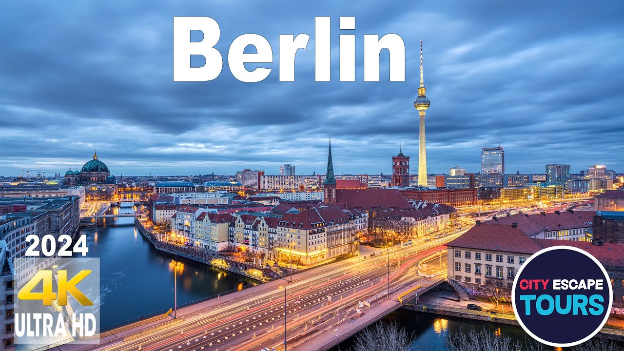 Berlin, Germany 🇩🇪 - Aerial tour Around The Most Famous Places by drone [4K]