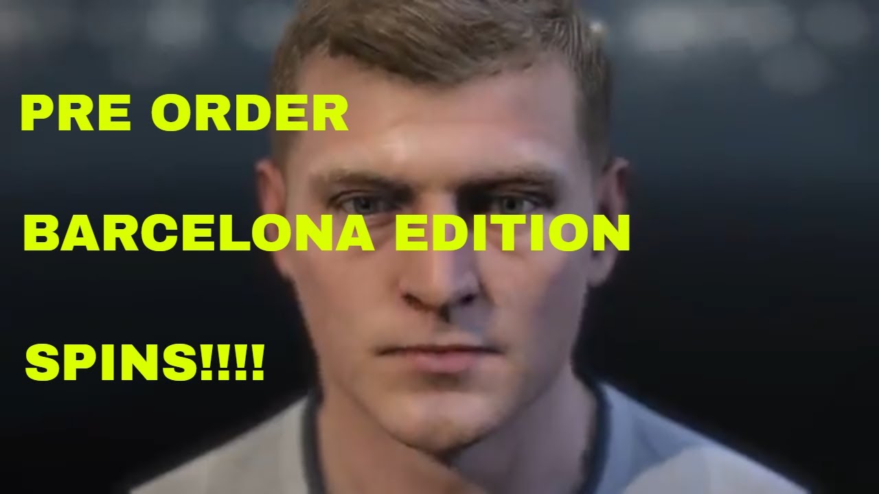 PES 2018 MyClub Preorder Spins Barcelona Legend Edition