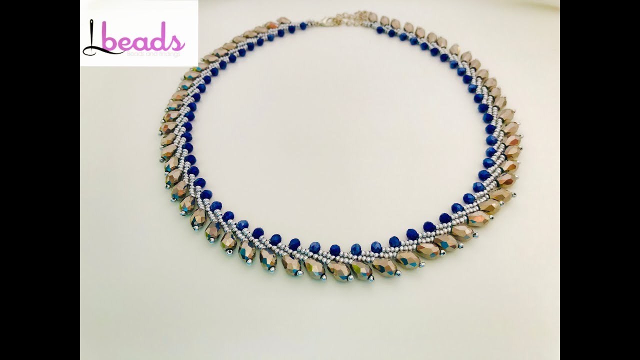 Lbeads Tutorial ||St Petersburg Necklace || DIY Beaded Necklace