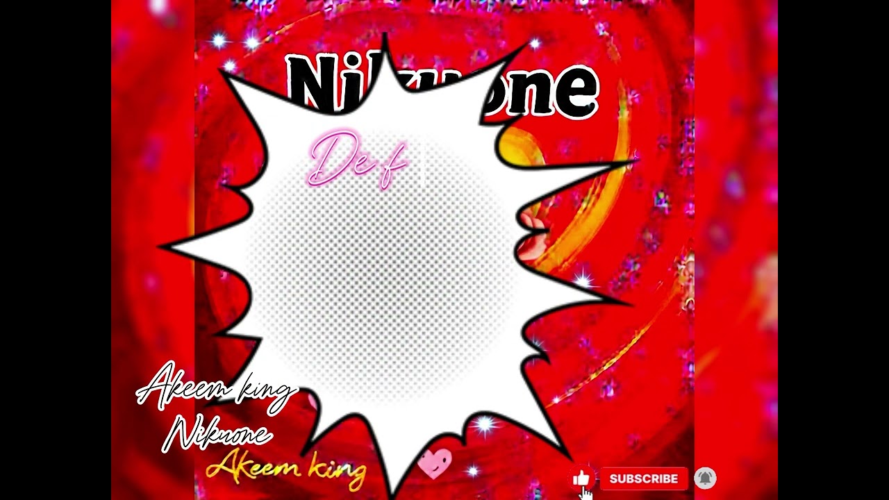 Akeem King - NIKUONE (Lyrics Video)