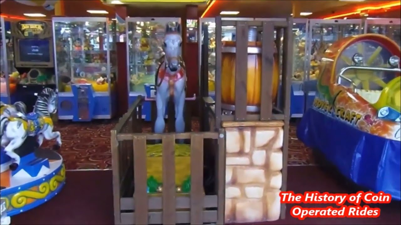 2000s Memo Park Coin Operated Horse Kiddie Ride