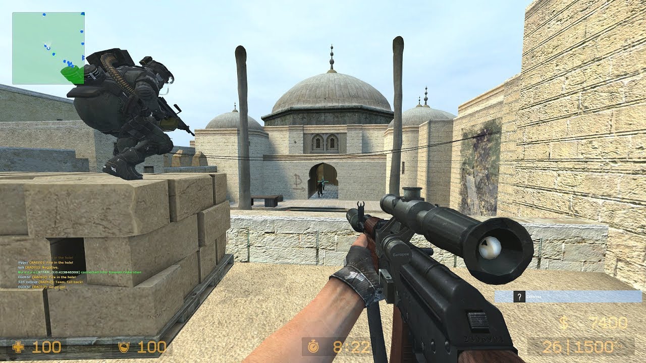 CSS: Zombie Escape Mod - ze_Standart_Map_Final_Fix2 on Net4ALL (Dust2 Office and Italy)