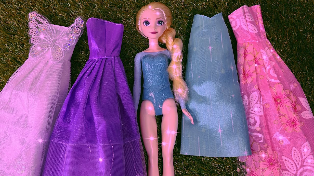 Disney Princess Mattel Doll Playset Unboxing | Frozen Elsa ASMR Satisfying