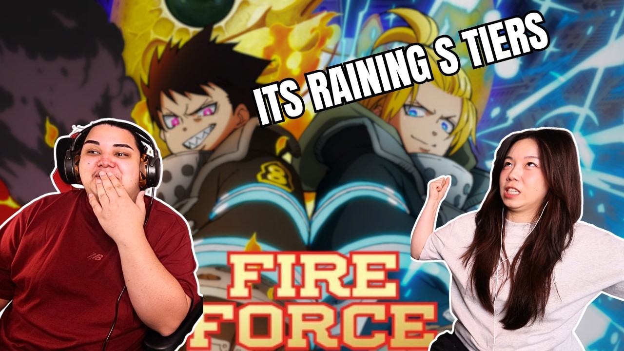 FIRE FORCE OPENINGS ARE UNDERRATED!!! | FIRST TIME REACTING TO ALL FIRE FORCE OP/ED |