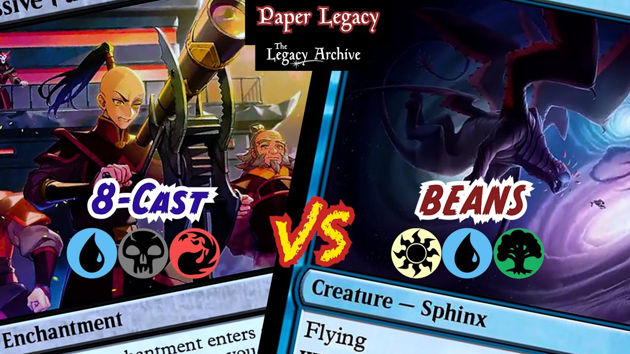 Grixis 8-Cast vs Beanstalk Control - Paper Legacy MtG