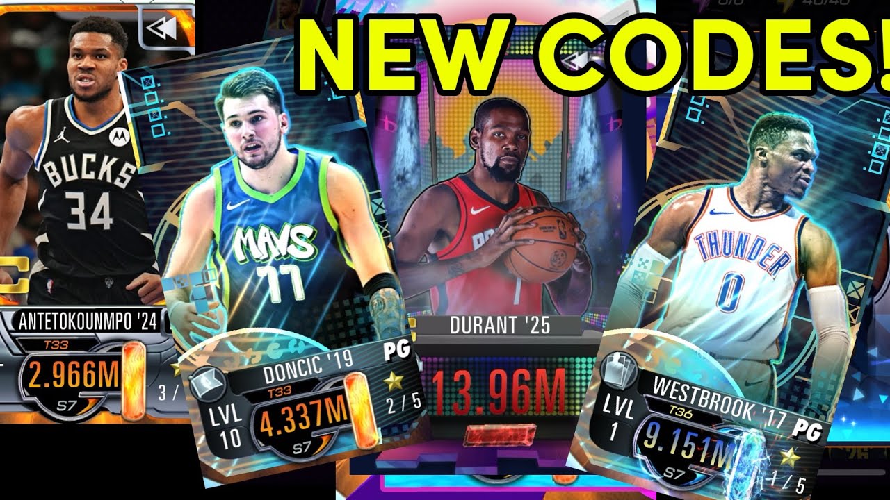 Nba 2k mobile Get your 10 Million Cards LUKA DONCIC ,KEVIN DURANT, GIANNIS, WESTBROOK