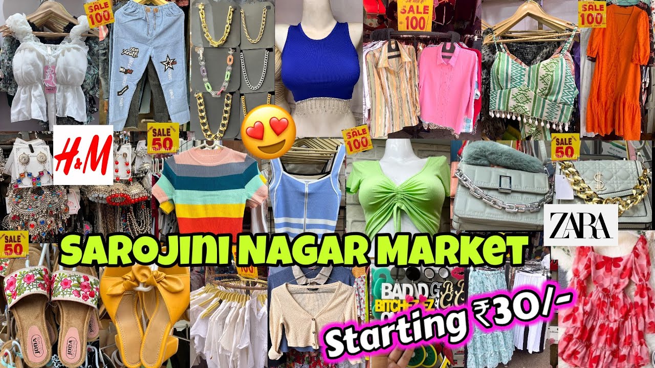 Sarojini Nagar Market Delhi | Latest Collection 2023 With Shop Number 