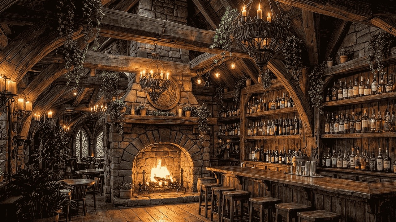 Irish Pub Music 🍀 Cozy Celtic Folk Session by the Fireplace