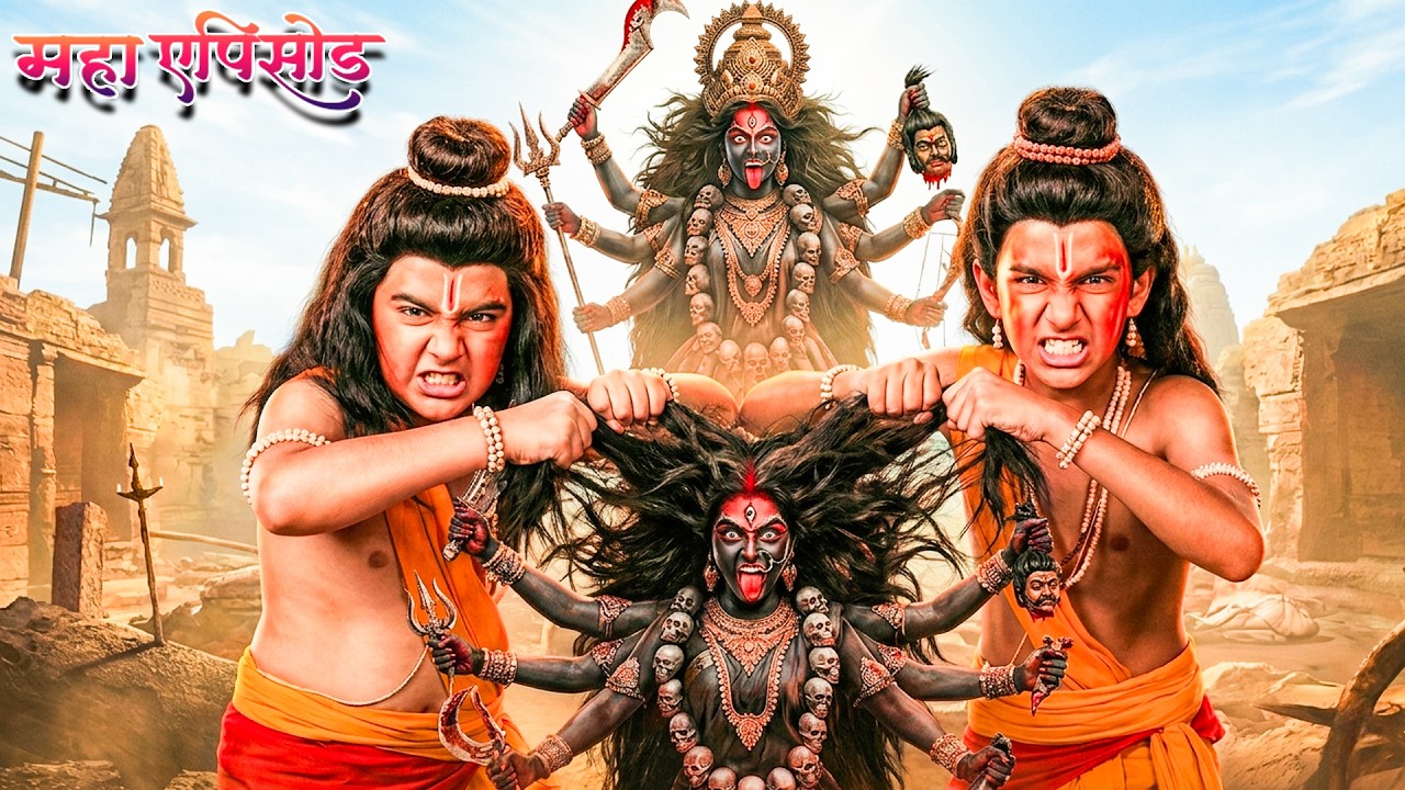 महाएपिसोड - लव कुश ने क्यों किया महाकाली से युद्ध ? श्रीमद् रामायण | Full Episode